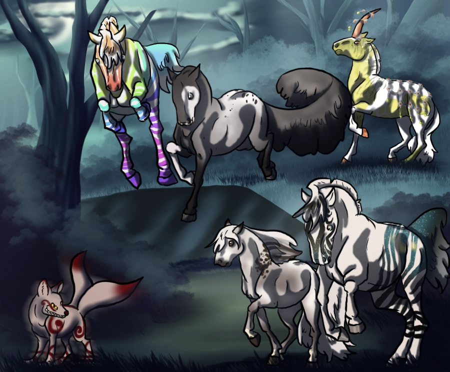 Click to view larger size Dralloween 2025 | Day 7 | Wild Hunt