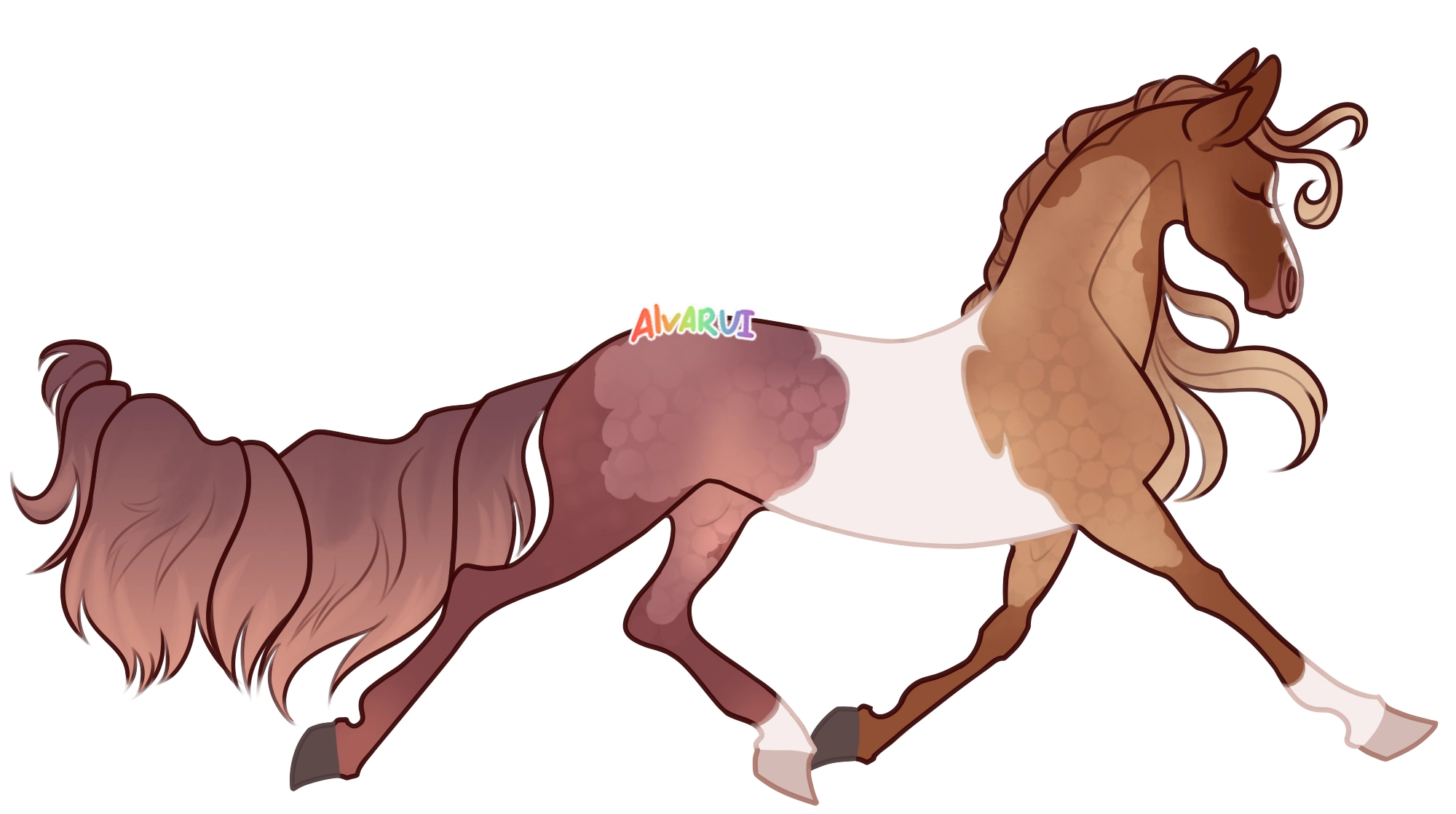 Click to view larger size Pretty Horse Raffle