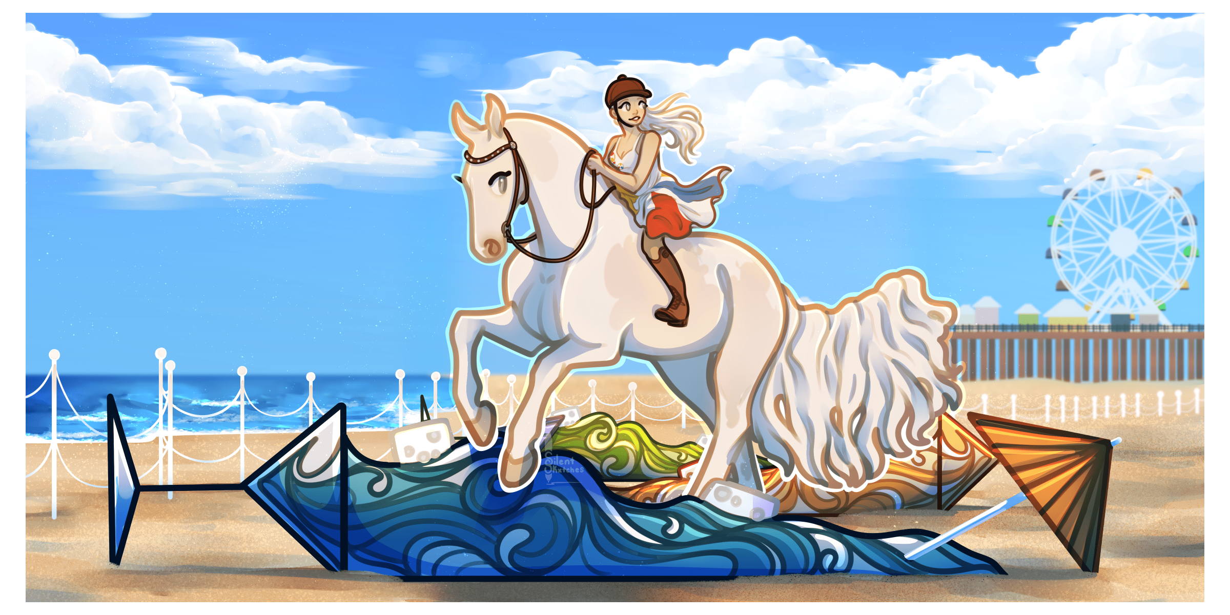 Click to view larger size Coastal Carnival: Obstacle Course