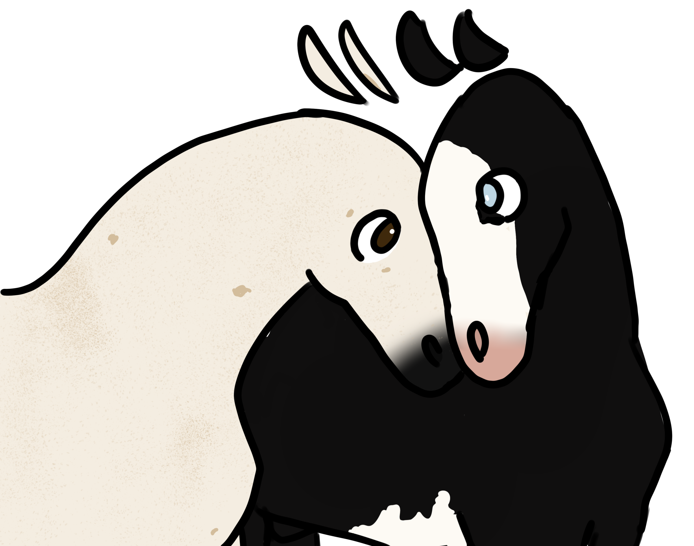 Click to view larger size A Ghostly and Twisted pair