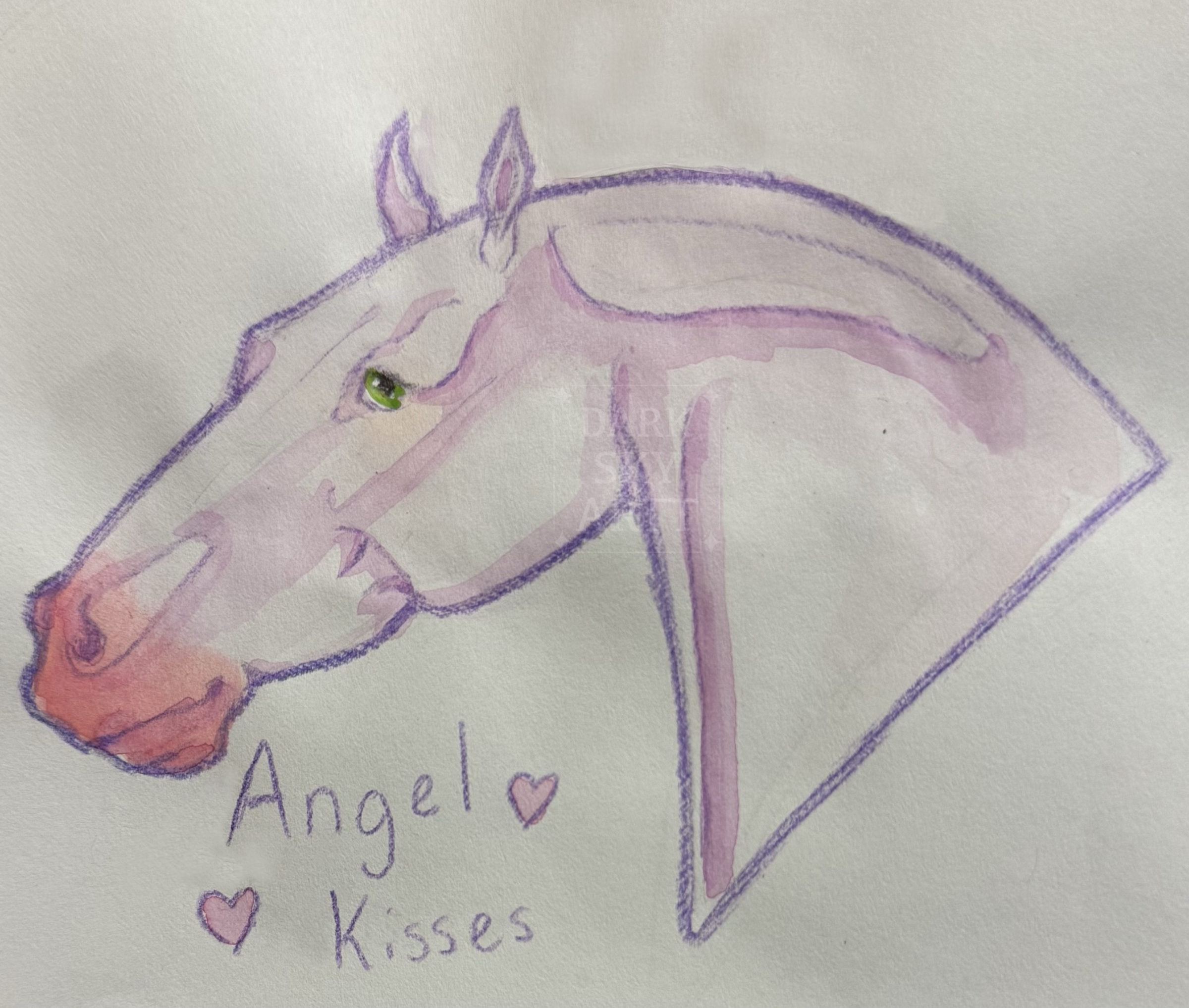 Click to view larger size Angel Watercolor