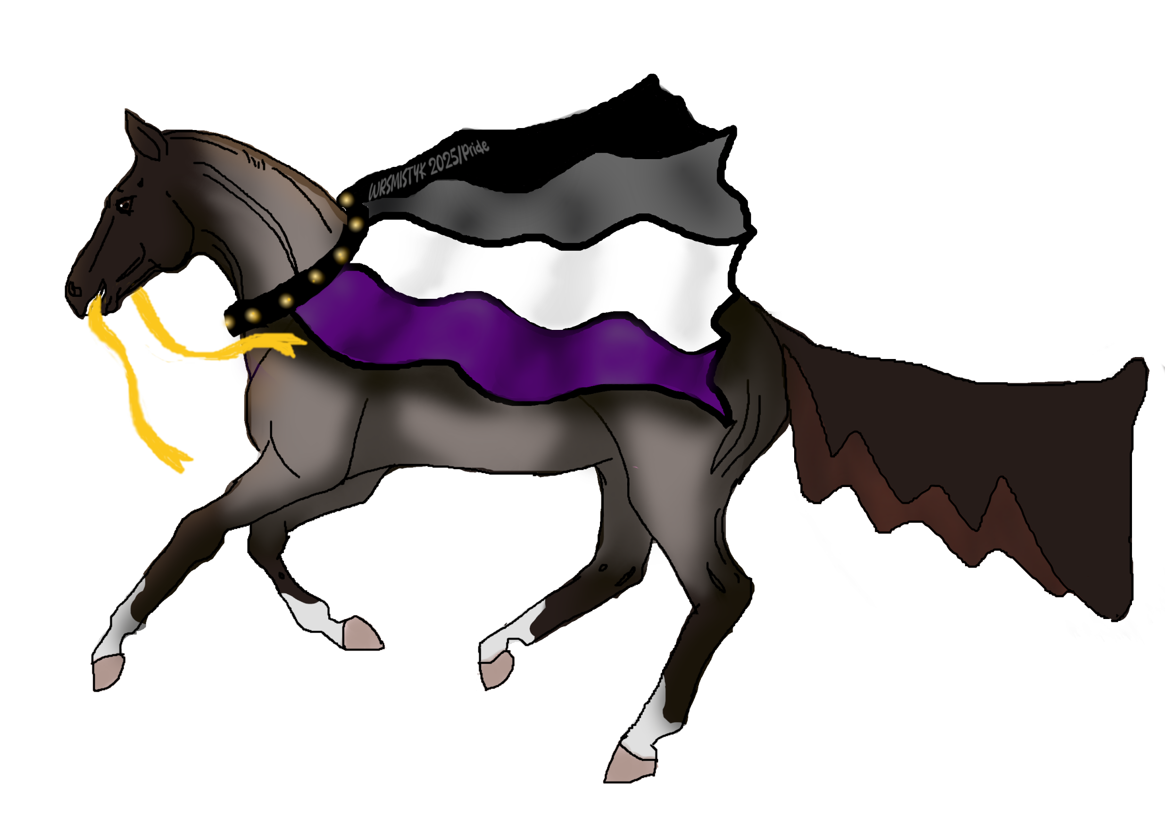 Click to view larger size Ace Pride 2025 and a ribbon of hope too!