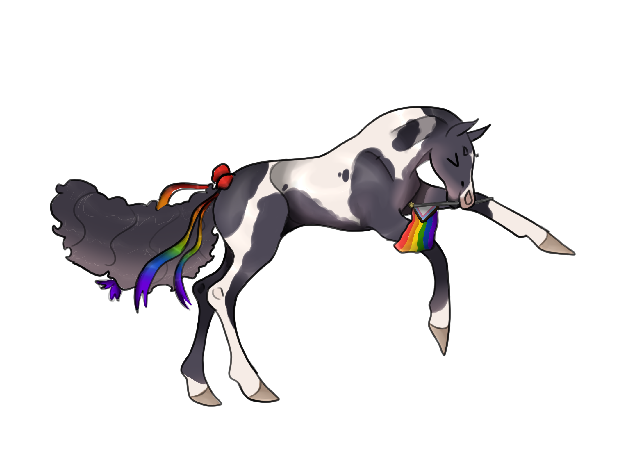 Click to view larger size Prideful foal!