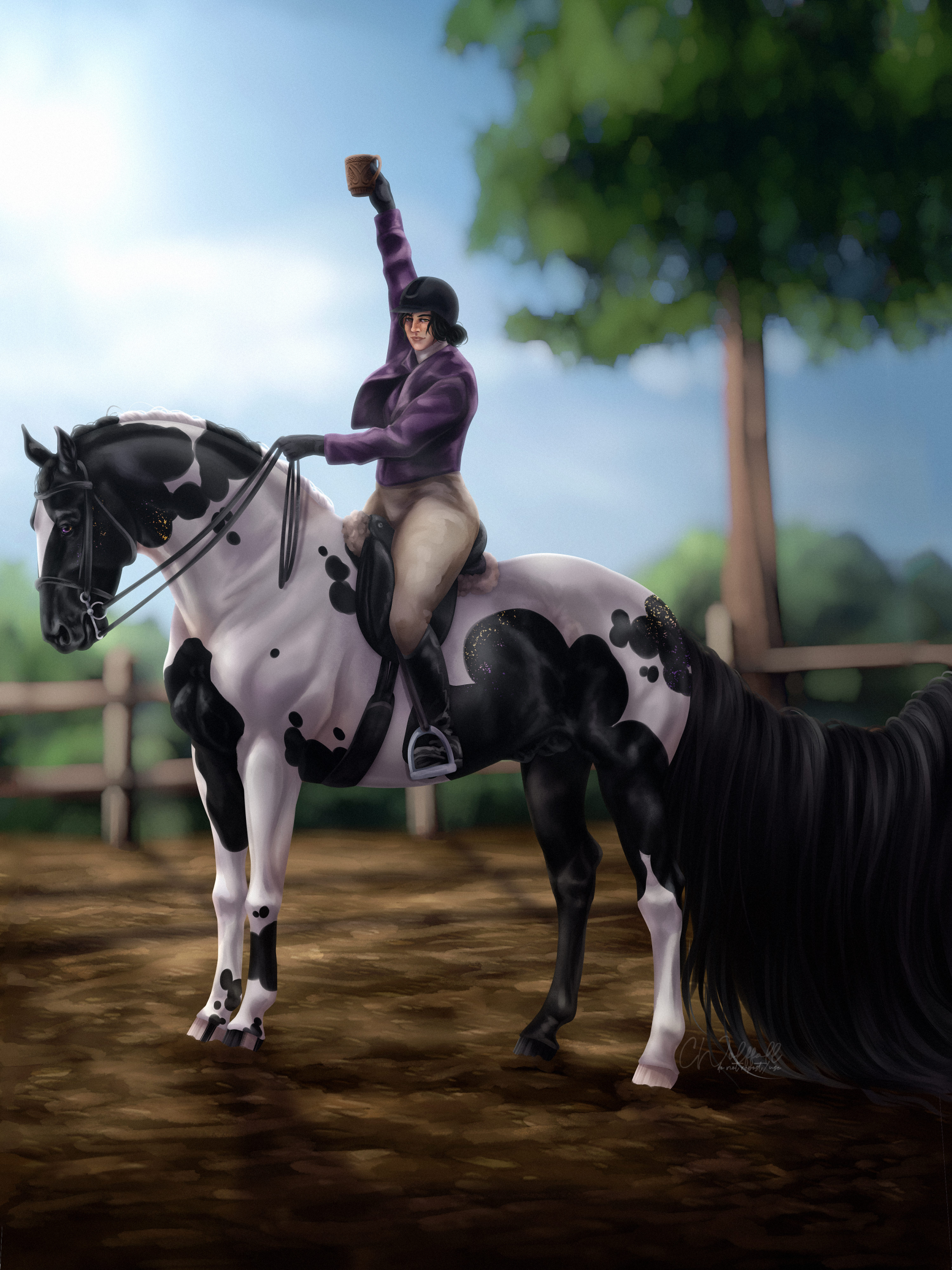 Click to view larger size Working Equitation (Blur)